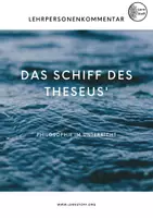 Vorschau - Arbeitsblätter - Schiff des Theseus': philosophisches Gedankenexperiment - Deckblatt
