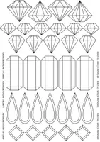 Vorschau - Mal- und Bastelvorlagen - Bunte Klunker - eine Symmetrieübung für Klein und Groß - Seite 2