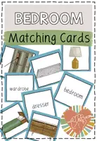 Aperçu - Jeux - Bedroom Matching Cards Game Anglais - Page de couverture