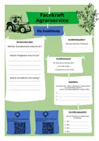 Vista previa - Hojas de trabajo - Perfil profesión "Especialista en servicios agrícolas" alemán - página 1