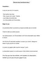 Aperçu - Jeux - Devine bonshommes - Page 1