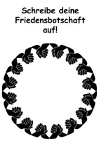 Vorschau - Mal- und Bastelvorlagen - Friedensbotschaften für den Ukraine-Krieg - Friedenstauben basteln - Seite 2