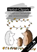 Vorschau - selbst erstellte Cliparts/Grafiken - Herbst Cliparts ~ Igel ~ Banner ~ Ranken - Deckblatt