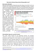 Vorschau - Stundenentwürfe - Ukraine-Krieg und Klimawandel - Deckblatt