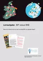 Vorschau - Arbeitsblätter - Lernaufgabe "BIP versus BNE" - Deckblatt