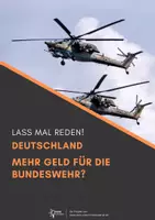 Vorschau - Arbeitsblätter - Diskussionsreihe: Bundeswehr-mehr Geld? (Lass mal reden! Basis Variante) - Deckblatt