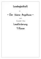 Vorschau - Arbeitsblätter - Lesebegleitheft - Kopie - Deckblatt