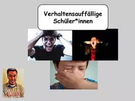 Vorschau - Stundenentwürfe - Verhaltensauffällige Schülerinnen und Schüler - Deckblatt