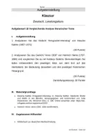 Vorschau - Test - Klausur Q1, Q2 im GK/LK mit EWH: Unterwegs sein von der Romantik/vom Barock bis zur Gegenwart: Gedichtvergleich Blick aus dem Exil: Kaleko - Emigranten-Monolog und Heine - Anno 1839 - Seite 2