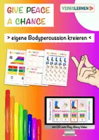 Vorschau - Arbeitsblätter - Musik 🕊 Give Peace A Chance für Bodypercussion und Boomwhackers - Deckblatt