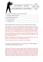 Vorschau - Arbeitsblätter - The Sniper - While- and after-reading worksheets und plot diagram - Seite 1
