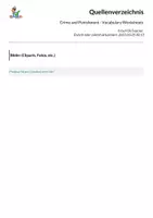 Vorschau - Arbeitsblätter - Crime and Punishment - Vocabulary Worksheets - Seite 1