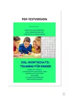 Vorschau - Mal- und Bastelvorlagen - TESTVERSION: XXL WORTSCHATZ-TRAINING FÜR KINDER - Deckblatt
