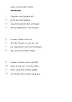 Vorschau - Klassenarbeiten - Klausur mit EHZ - Gedichtanalyse - Eichendorff - Der Morgen - Romantik - Lyrik - Interpretation - Seite 3