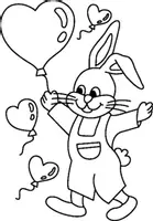 Aperçu - Matériel pour travaux manuels / dessin - Coloriages Lapin - Page de couverture