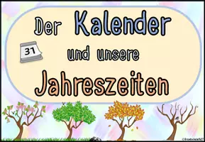 Vorschau - Poster - Der Kalender und die Jahreszeiten (Reihentransparenz) - Seite 1