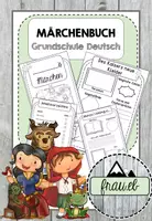 Vorschau - Unterrichtsreihen - Märchen - Märchenbuch mit Steckbriefen zum Ausfüllen - Deckblatt