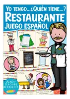 Vorschau - Spiele - Yo tengo… ¿Quién tiene…? en el restaurante / la comida Spanisch - Deckblatt