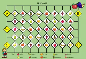 Vorschau - Spiele - Sprechspiel: Food and drinks maze/ Essen und Trinken Labyrinth - Seite 2