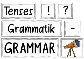 Vorschau - Präsentationen/Tafelbilder - Simple Present - Tenses Tafelkarten Englischunterricht - Seite 3