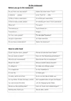 Vorschau - Arbeitsblätter - At the restaurant: Wortschatz- und Dialogarbeit - Seite 2