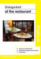 Vorschau - Arbeitsblätter - At the restaurant: Wortschatz- und Dialogarbeit - Deckblatt