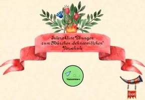 Vorschau - Interaktives Material - Interaktive Übungen zum Märchen Schneewittchen Vorschule - Deckblatt