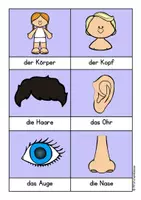 Vorschau - Stundenentwürfe - DAZ DAF Materialpaket Themenbereich Körperteile - Seite 3