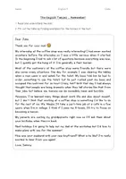 Vorschau - Arbeitsblätter - The English tenses - Remember (topic: Internship) - Deckblatt