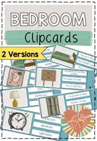 Aperçu - Jeux - Bedroom Clipcards Vocab Practise Anglais - Page de couverture