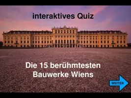 Vorschau - Stundenentwürfe - interaktives Keynote/PP-Quiz: Die berühmtesten Bauwerke Wiens (Key/PP) - Seite 1