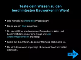 Vorschau - Stundenentwürfe - interaktives Keynote/PP-Quiz: Die berühmtesten Bauwerke Wiens (Key/PP) - Seite 2