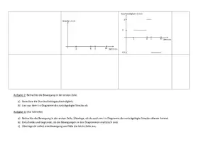 Vorschau - Arbeitsblätter - gleichförmige Bewegung: t-s und t-v Diagramm - Seite 3