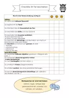 Vorschau - Arbeitsblätter - Checkliste Tierbeschreibung Tier beschreiben Klasse 5/6 Deutsch Schreibkonferenz - Deckblatt