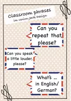 Vorschau - Poster - Classroom phrases in Union Jack Sprechblasen - Deckblatt