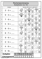 Vorschau - Arbeitsblätter - Bündel Materialpaket Mathe Division Multiplikation Addition Subtraktion schriftlich - Seite 3