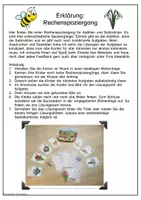 Vorschau - Stationenlernen - Rechenspaziergang Frühling Addition und Subtraktion Mathe Klasse 1 - Seite 1