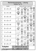 Vorschau - Stationenlernen - Rechenspaziergang Frühling Addition und Subtraktion Mathe Klasse 1 - Seite 3