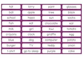 Aperçu - Apprentissages en autonomie - YLE Starters (Pre A1) SPOT THE WORDS Game - Cambridge Exam Practice - Page 3