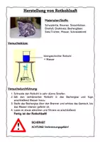 Vorschau - Stundenentwürfe - UE Säuren und Laugen - 2. Indikatoren unterscheiden sich - Deckblatt