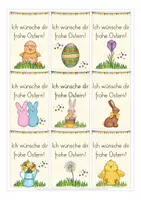 Vorschau - Mal- und Bastelvorlagen - Ostern Feriengrüße kostenlos FREEBIE Grundschule - Seite 2