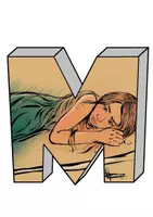 Vorschau - Präsentationen/Tafelbilder - Schriftzug "Mobbing" zum Ausdrucken (3D) - Seite 1