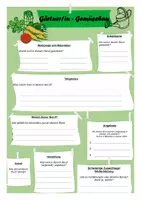 Vista previa - Hojas de trabajo - Perfil profesión "Jardinero horticultor" alemán - Portada