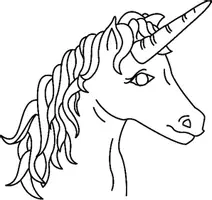 Aperçu - Matériel pour travaux manuels / dessin - Coloriages Licorne - Page 3