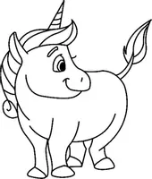 Aperçu - Matériel pour travaux manuels / dessin - Coloriages Licorne - Page de couverture