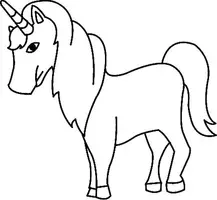 Aperçu - Matériel pour travaux manuels / dessin - Coloriages Licorne - Page 2