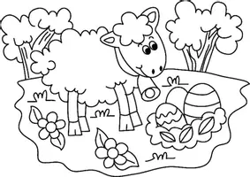 Aperçu - Matériel pour travaux manuels / dessin - Coloriages Mouton - Page de couverture