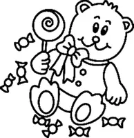 Aperçu - Matériel pour travaux manuels / dessin - Coloriages Ours - Page 2