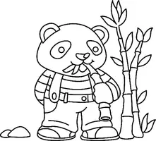Aperçu - Matériel pour travaux manuels / dessin - Coloriages Panda - Page 3