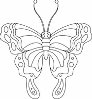 Aperçu - Matériel pour travaux manuels / dessin - Coloriages Papillon - Page de couverture
